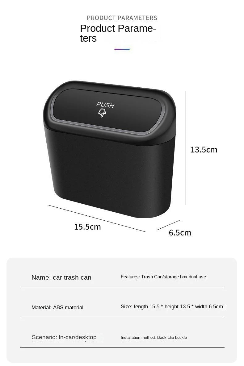 Car Door Mounted Trash Bin